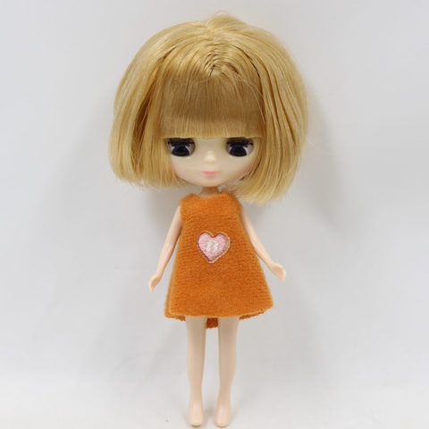 Poupée Blyth, cheveux brun, Mini Bob, hauteur 10cm, usine ► Photo 1/2