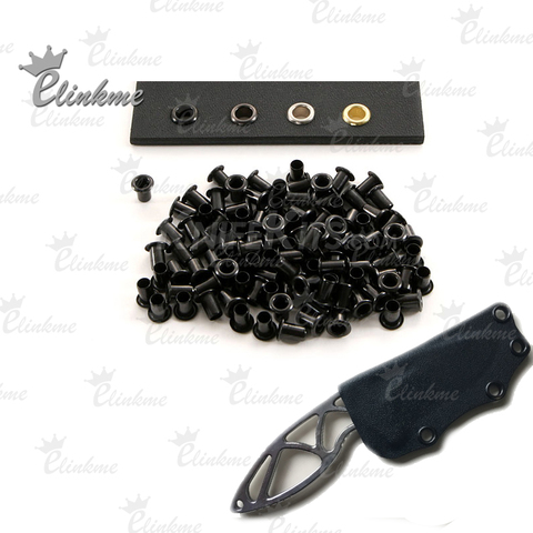 Kydex Holster black nail knife, 50 #8-8 1/4 pouces en cuivre pur, fourreau, rivets, œillets évasés ► Photo 1/5