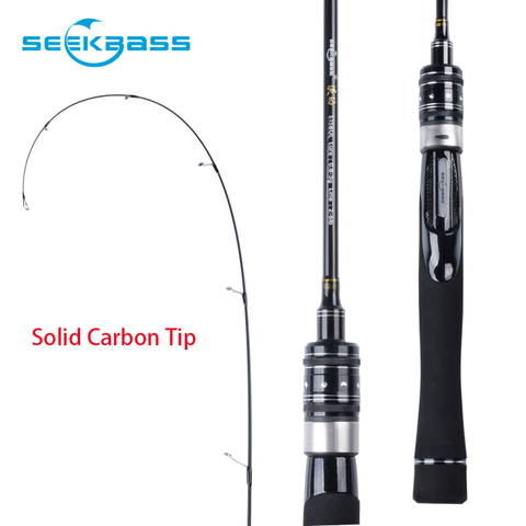 SeekBass – canne à pêche spinning et casting ultralégère, flexible, poids de leurre de 0.8 à 5g ► Photo 1/6