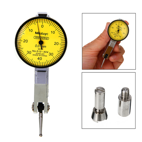 Indicateur de Test précis de jauge à cadran métrique de précision avec Rails en queue d'aronde 0-40-0 0.01mm outil de mesure Mayitr ► Photo 1/6
