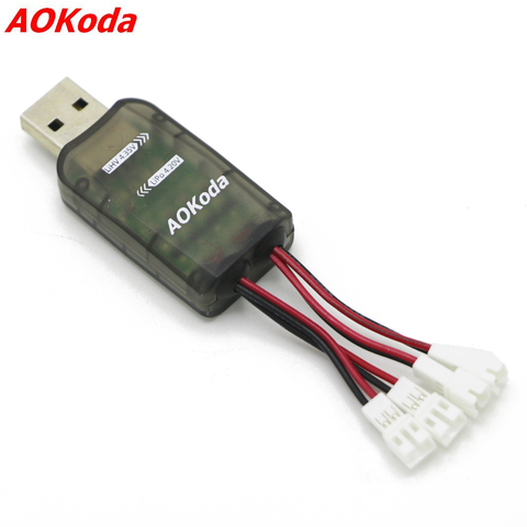 AOKoda CX405 4CH Micro USB chargeur de batterie pour 1S Lipo LiHV batterie de haute qualité pour hélicoptère RC ► Photo 1/4