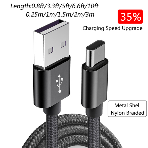 SUPTEC USB type C Câble Rapide De Charge usb de type-C câble de données pour Samsung S8 S9 Huawei P9 P20 Xiaomi 4C 8 OnePlus nexus 5X6 P 950 ► Photo 1/6