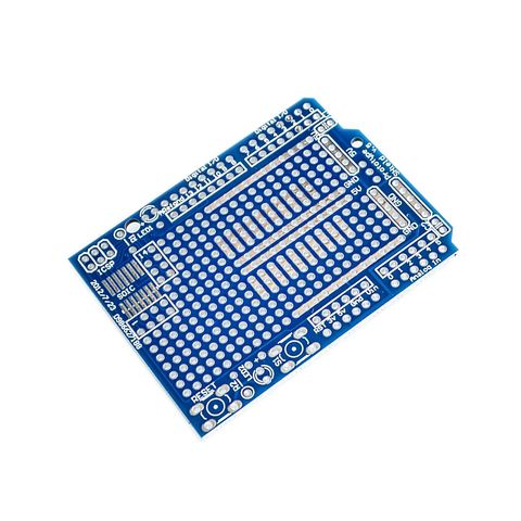 Prototype de carte PCB pour Arduino UNO R3 panneau de protection FR-4 fibre 2mm 2.54mm pas bricolage ► Photo 1/2