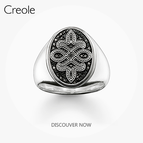 La chevalière bague amour noeud pavé, 2022 925 argent Sterling chanceux mode bijoux rebelle rebelle rue Punk cadeau pour les femmes hommes ► Photo 1/1