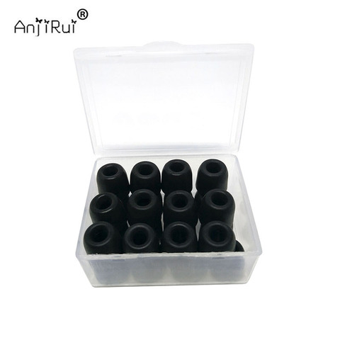 20 pièces/10 paire ANJIRUI T200 (L M S) embouts en mousse isolante pour écouteurs intra-auriculaires casque ecouteurs rehaussés oreillettes basses T200 ► Photo 1/6