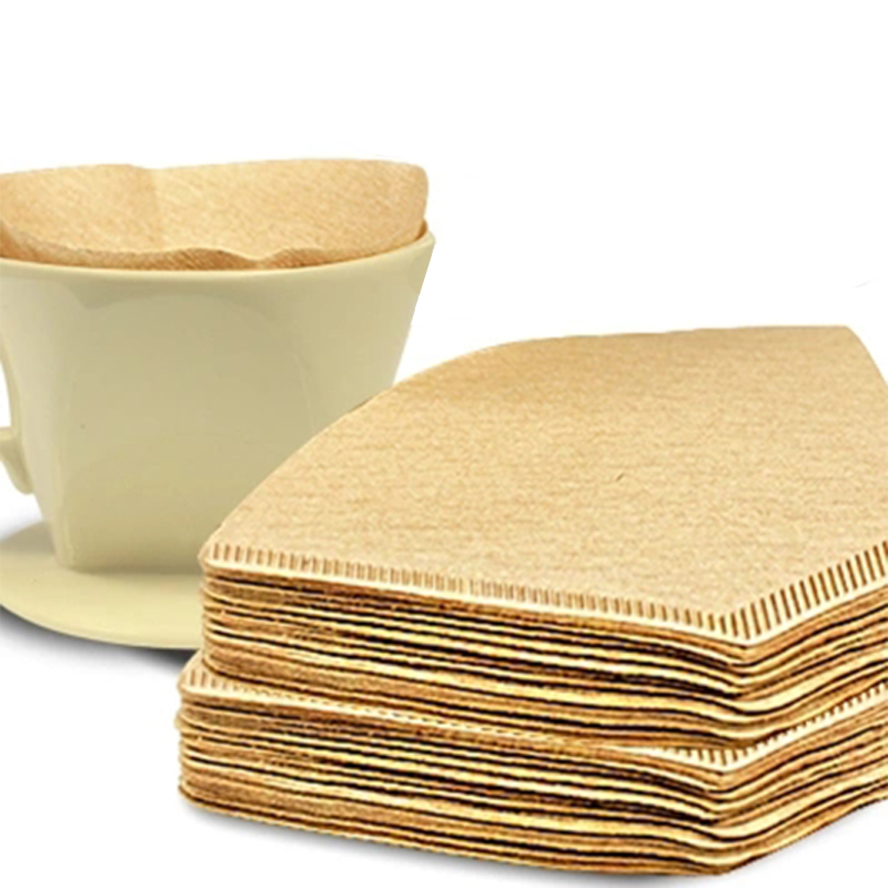 Filtre à café en papier Original en bois 100 pièces/sac, manuel, filtre à  café expresso, Packs de filtres, passoire, infuseur de thé vert - AliExpress