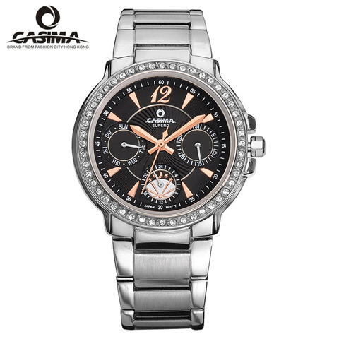 Cajima – montre-Bracelet à Quartz en acier inoxydable pour femmes, étanche 50m, décontractée, à la mode, #2902 ► Photo 1/1