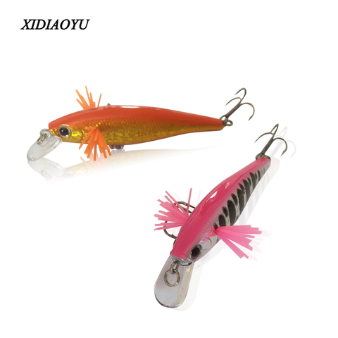 Mini minnow de haute qualité suspendant les leurres de pêche, 5 couleurs pour choisir, 65mm 5.5g appâts de pêche leurre de pêche dur ► Photo 1/4