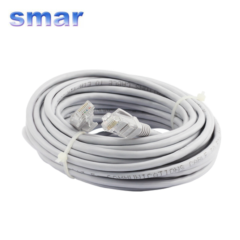 Câble Ethernet RJ45 LAN pour caméra IP CAT5E et ordinateur portable, 5M/10M/15M/20M ► Photo 1/2