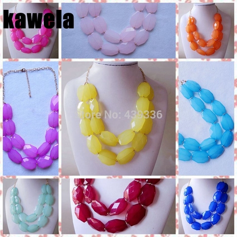 Collier 10 couleurs, collier à deux couches ► Photo 1/1