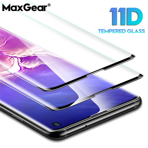 11D plein écran incurvé verre trempé pour Samsung Galaxy S8 S9 S10 Plus S10E S7 ED protecteur pour Note 8 9 10 Pro Film de protection ► Photo 1/6