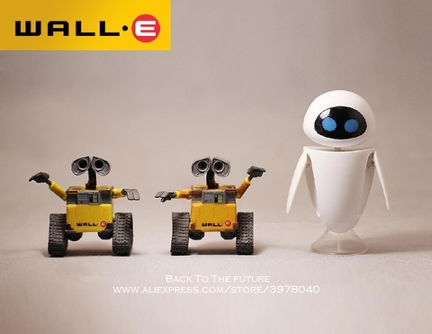 Figurine Robot EVE Disney, en PVC, 6-10cm, modèle de Posture, Collection Anime, jouet, cadeau pour enfants, WALL-E ► Photo 1/6