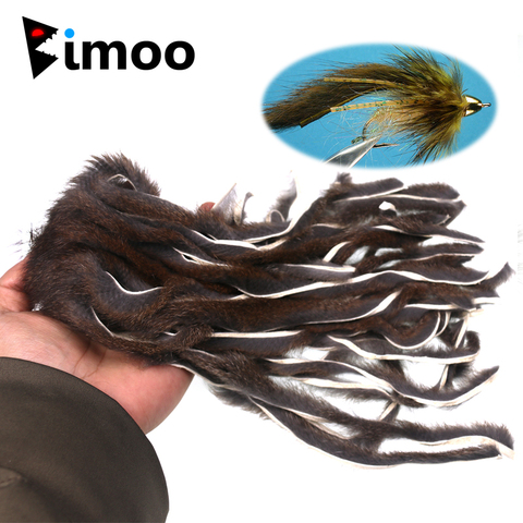 Bimoo-bandes Zonker 1/2, 2mm ~ 3mm, couleur naturelle, pour attacher le pin écureuil Micro Zonker ► Photo 1/6