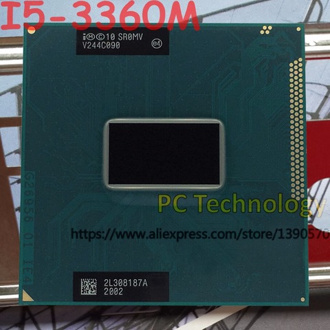Processeur Intel Core 3360 SR0MV I5 2.80 M, GHz L3 = 3M Dual core, Original, livraison gratuite sous 1 jour ► Photo 1/1