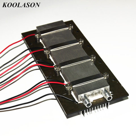 KS214 12 V 240 W Semiconductor électronique Peltier puce d'eau de refroidissement réfrigération Petit Pet climatiseur radiateur En Aluminium ► Photo 1/1