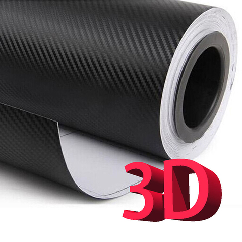 Film vinyle en Fiber de carbone 3D / 5D bricolage | Autocollants pour pièce de réglage de voiture, Film en rouleau pour voiture, accessoires de style, autocollants pour motos ► Photo 1/6