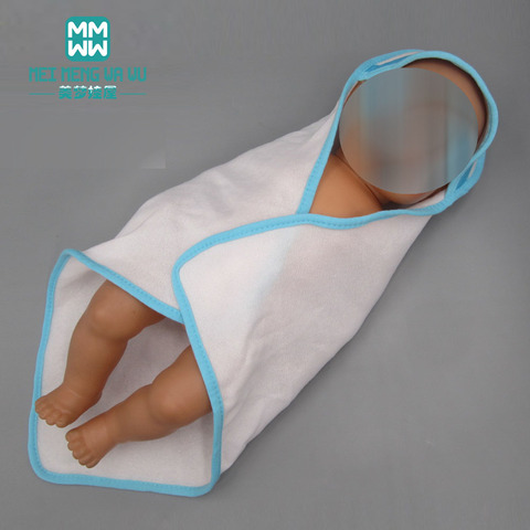 Accessoires de poupée pour nouveau-né de 43cm, couverture de serviette, couche-culotte de bébé, sac ► Photo 1/6