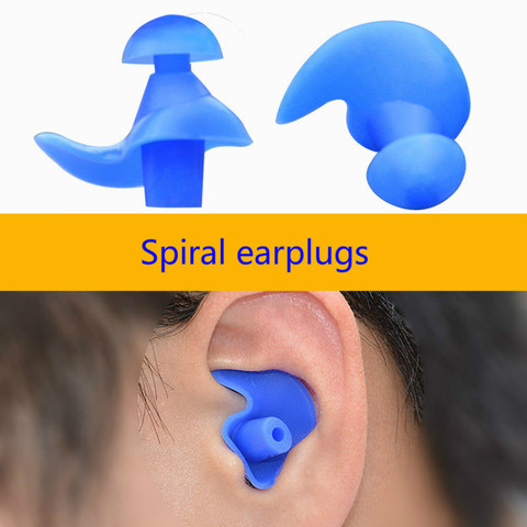 Bouchons d'oreille souples en Silicone, 1 paire, étanches à la poussière, accessoires de plongée, Sports aquatiques, natation ► Photo 1/5