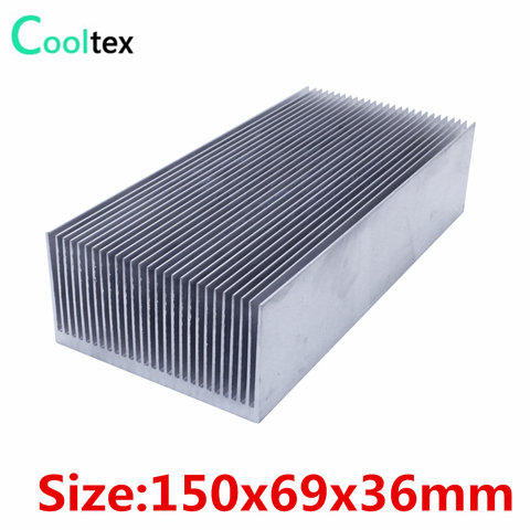 Le radiateur en aluminium de radiateur de la puissance élevée 150x69x36mm a expulsé le radiateur pour la dissipation thermique de 20-100 W LED ► Photo 1/3