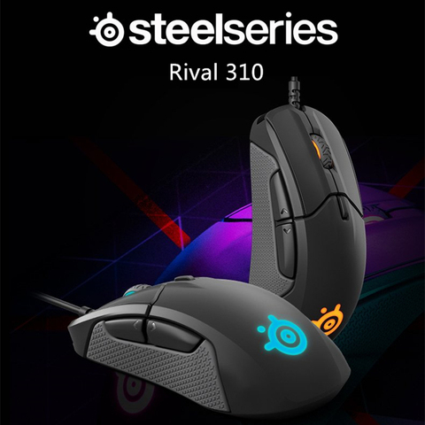 SteelSeries – souris optique de jeu filaire Rival 310 rvb FPS, USB, avec boutons de déclenchement fendus 12000 dpi, pour CS LOL CF, achats gratuits ► Photo 1/6