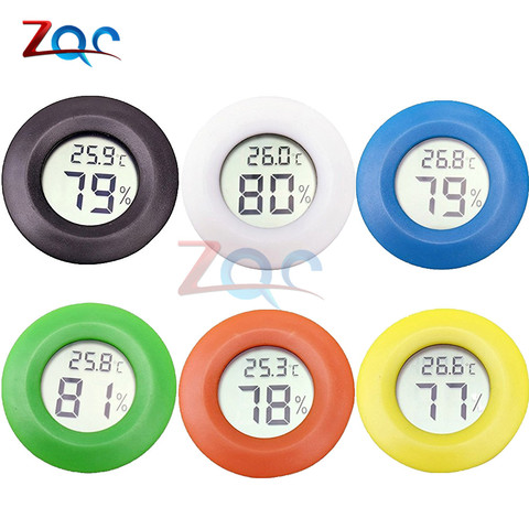 Mini LCD thermomètre numérique hygromètre réfrigérateur congélateur testeur température humidité mètre détecteur thermographe pour animal de compagnie Auto voiture ► Photo 1/6