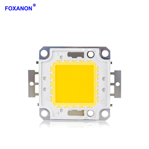 Foxanon – lampe LED 10W 20W 30W 50W 100W, avec puce intégrée, lampe matricielle DC12V-36V COB SMD pour projecteur DIY ► Photo 1/6