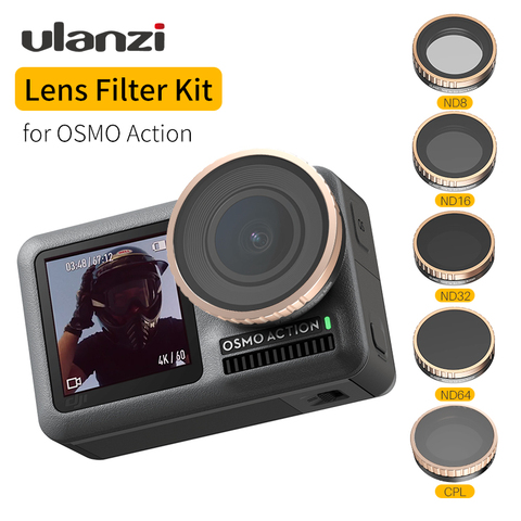 Ulanzi – filtre CPL ND pour Dji Osmo Action ND8 ND16 ND32 ND64, verre optique, filtre d'objectif de caméra d'action pour Osmo Action ► Photo 1/6