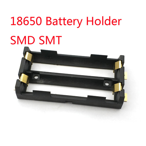 2X18650 support de batterie SMD SMT boîtier de batterie de haute qualité avec broches en Bronze TBH-18650-2C-SMT ► Photo 1/2