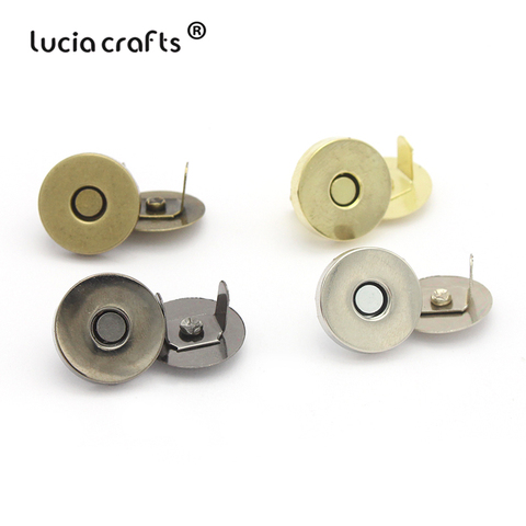 Lucia-5 boutons de fermeture à pression en métal | Boucle magnétique, 14mm/18mm, bricolage vêtements sac accessoires G1320 ► Photo 1/6