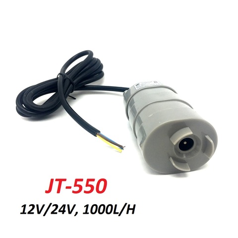Jovtop-pompe à eau, JT-550 DC 12V/24V, 1000l/H, débit Max Submersible ► Photo 1/6