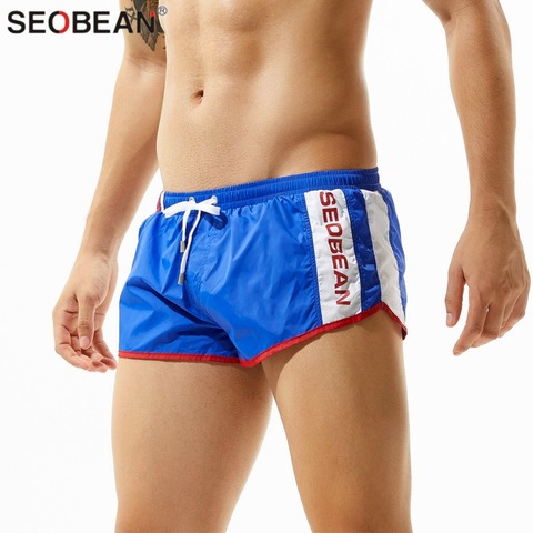 SEOBEAN-short de plage pour hommes, en tissu Nylon, ample, pour jogging, nouveau Style, décontracté ► Photo 1/6