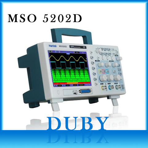 Hantek 200 MHz MSO5202D MIXED Signal Oscilloscope Numérique 16 Canaux Logiques +) + 2 Voies Analogiques + Déclenchement Externe canal ► Photo 1/4