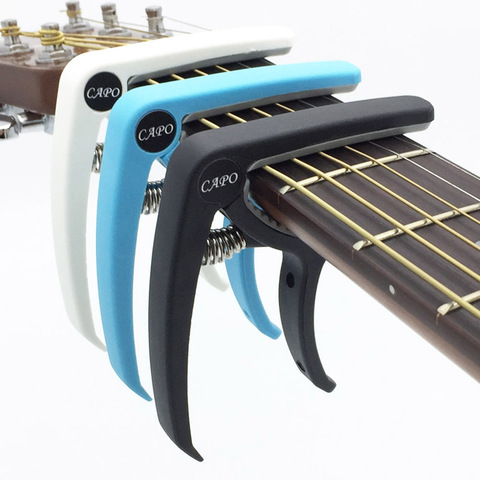 SLOZZ-Capo de guitare en plastique, pour 6 cordes acoustiques, pince de réglage classique, accessoires pour instruments de musique ► Photo 1/6