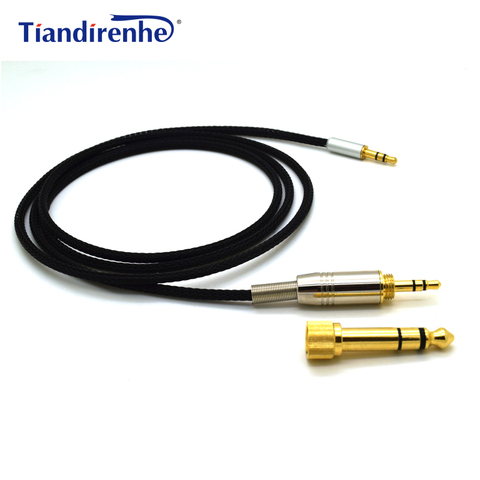 Câble de remplacement pour écouteurs beyerdynamique personnalisé One Pro/Plus, en cuivre sans oxygène, câble Audio, Jack 3.5mm à 6.35mm ► Photo 1/5