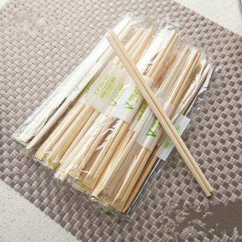 25 paires/ensemble! Baguettes en bois de bambou jetables chinoises ► Photo 1/6