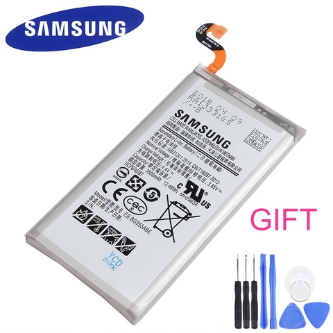 Batterie 3500mAh authentique pour Samsung Galaxy S8 Plus, pour modèles G955, G955F, G955A, G955T, G955S, G955P ► Photo 1/4