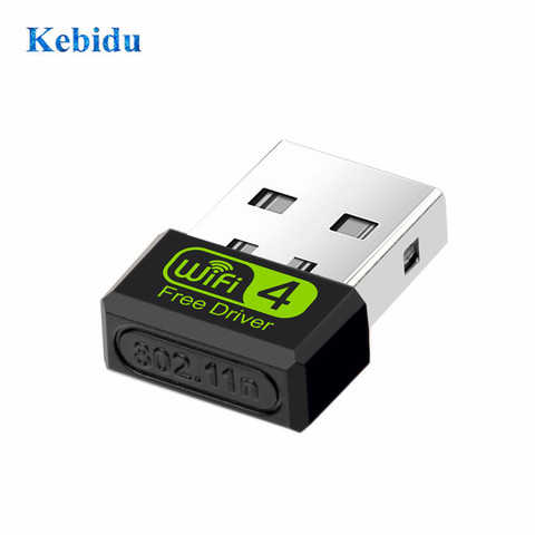 KEBIDU-adaptateur wi-fi Mini USB Lan 150 mb/s, pilote gratuit, carte réseau sans fil pour ordinateur (RTL8188GU) ► Photo 1/6