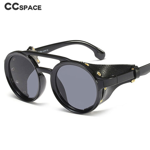 Steampunk lunettes de soleil lunettes de soleil hommes femmes rétro nuances UV400 Vintage lunettes 45746 ► Photo 1/6