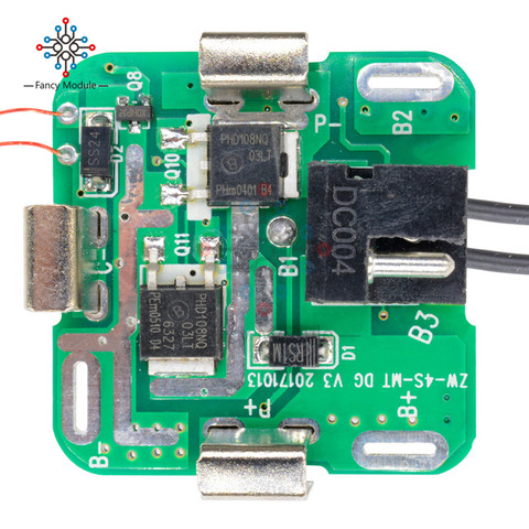 Panneau de Protection de batterie au Lithium, série 4s 4, double MOS Li-ion, 18650 outils électriques perceuse 14.8V 16.8V amélioration/équilibre ► Photo 1/6