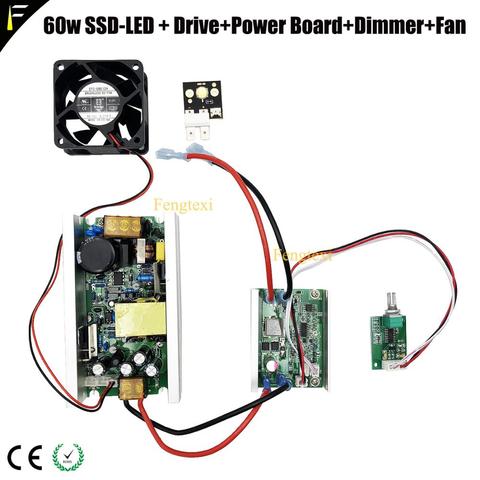 Lampe rechargeable SSD90 SS-90 CST90 6500 lumens 3000 60w, intensité de intensité, éclairage de scène, tête mobile, lumière de scène ► Photo 1/5