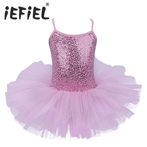 IEFiEL enfants filles robe de Ballet bébé enfants Cosplay Tutu robe à fleurs Tulle Dancewear vêtements ballerine fée fête Costumes ► Photo 1/6