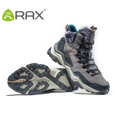 RAX imperméable randonnée bottes léger Sports de plein air baskets pour hommes professionnel escalade bottes hiver cuir chaussure ► Photo 1/1