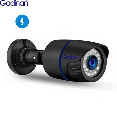 Gadinan – caméra de Surveillance filaire extérieure IP POE HD 5MP/1080P, dispositif de sécurité sans fil, étanche, avec enregistrement Audio et codec H.265 ► Photo 1/6