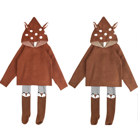 Pull tricoté en 3D pour garçons et filles, motif lapin, vêtements d'hiver, nouvelle collection ► Photo 1/6