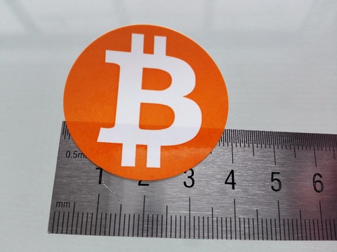 240 pcs/lot diamètre 4cm bitcoin logo autocollants auto-adhésif crypto-monnaie étiquette, article n ° FS18 ► Photo 1/6