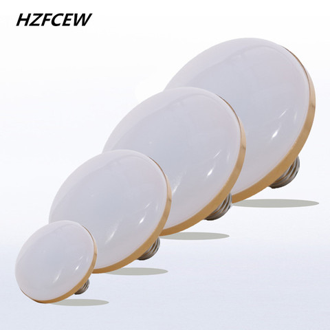 HZFCEW AC220V E27 lampe à LED 15W 20W 30W 40W 50W 60W ampoule UFO plate économiseuse d'énergie pour l'éclairage à la maison 3000K/6000K ► Photo 1/6