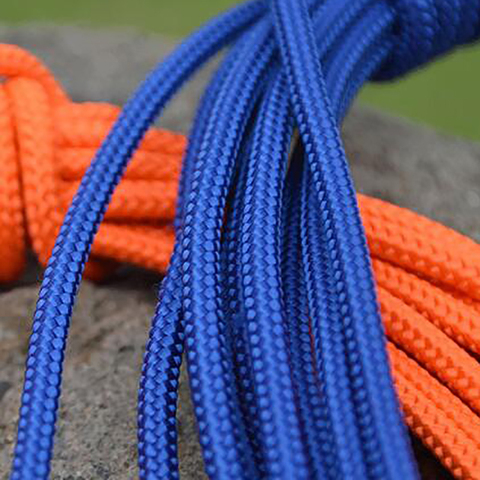 1 m/pcs Chaude 2 couleurs Xinda 6mm Paracord Auxiliaire Corde Survie Parachute Cordon Lanière Corde Paracord Durable Escalade En Plein Air cordon ► Photo 1/1