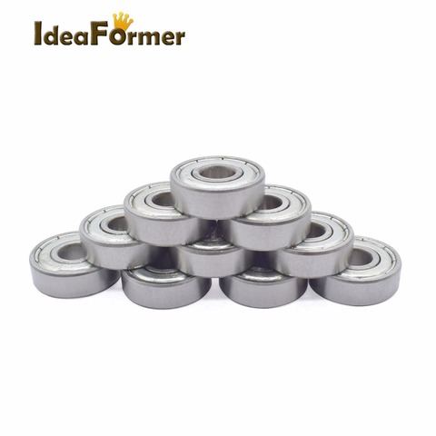 10 pièces 623ZZ roulement 623-ZZ 3x10x4 de cannelure profonde Miniature 623 2Z ZZ pour 3d imprimante Livraison Gratuite 623Z ► Photo 1/6