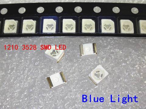 Diode lumineuse Super brillante 100 SMD LED, 3528 pièces, rouge, vert, bleu, blanc, jaune, blanc chaud, blanc froid, 1210 ► Photo 1/3