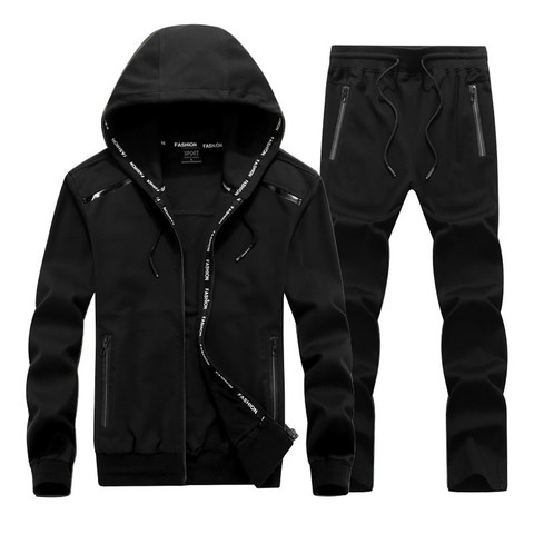 Hommes de Survêtements de Sport Hoodies Ensemble Printemps Automne Casual Costumes Shirts + Pantalon de Haute Qualité Plus La Taille L-9XL ► Photo 1/6